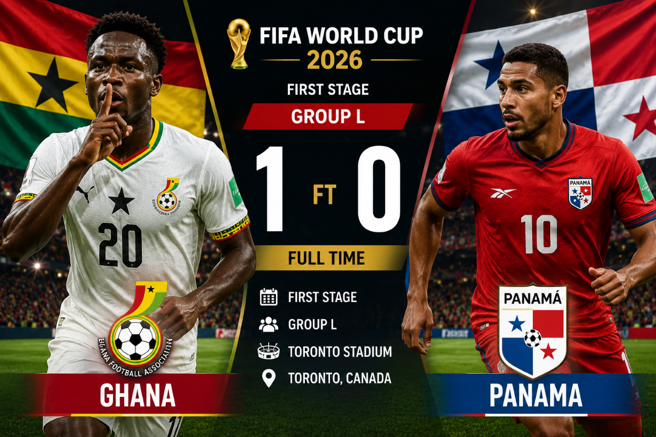 Ghana 1-0 Panama: Black Stars Secure Crucial Group L Victory in Toronto