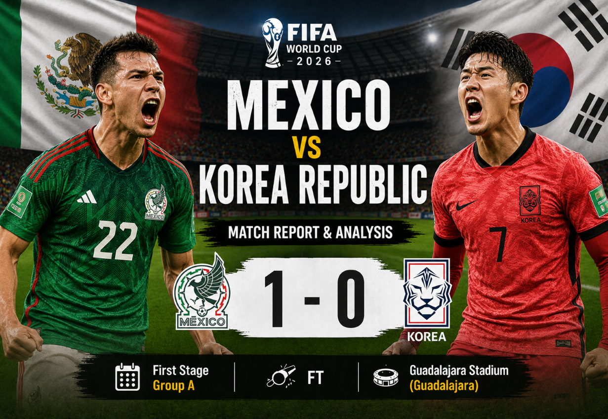 Mexico 1-0 Korea Republic: Narrow Victory Gives El Tri Crucial Group A Points