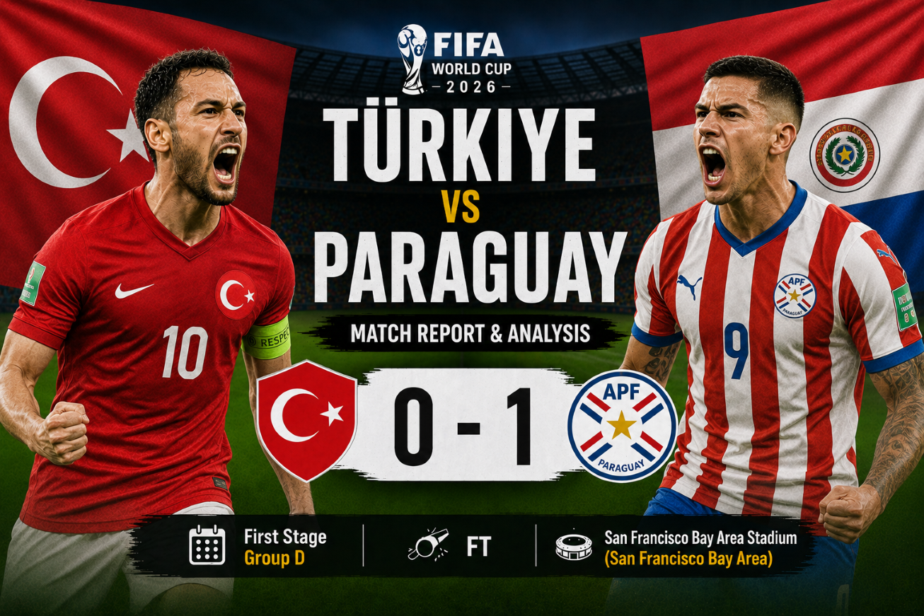 Paraguay 1-0 Türkiye: South Americans Claim Crucial Group D Victory
